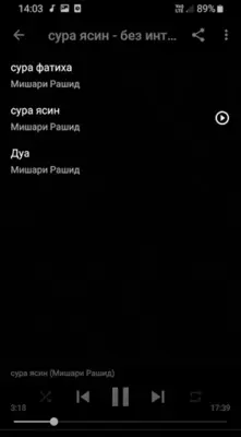 сура ясин мишари рашид android App screenshot 3